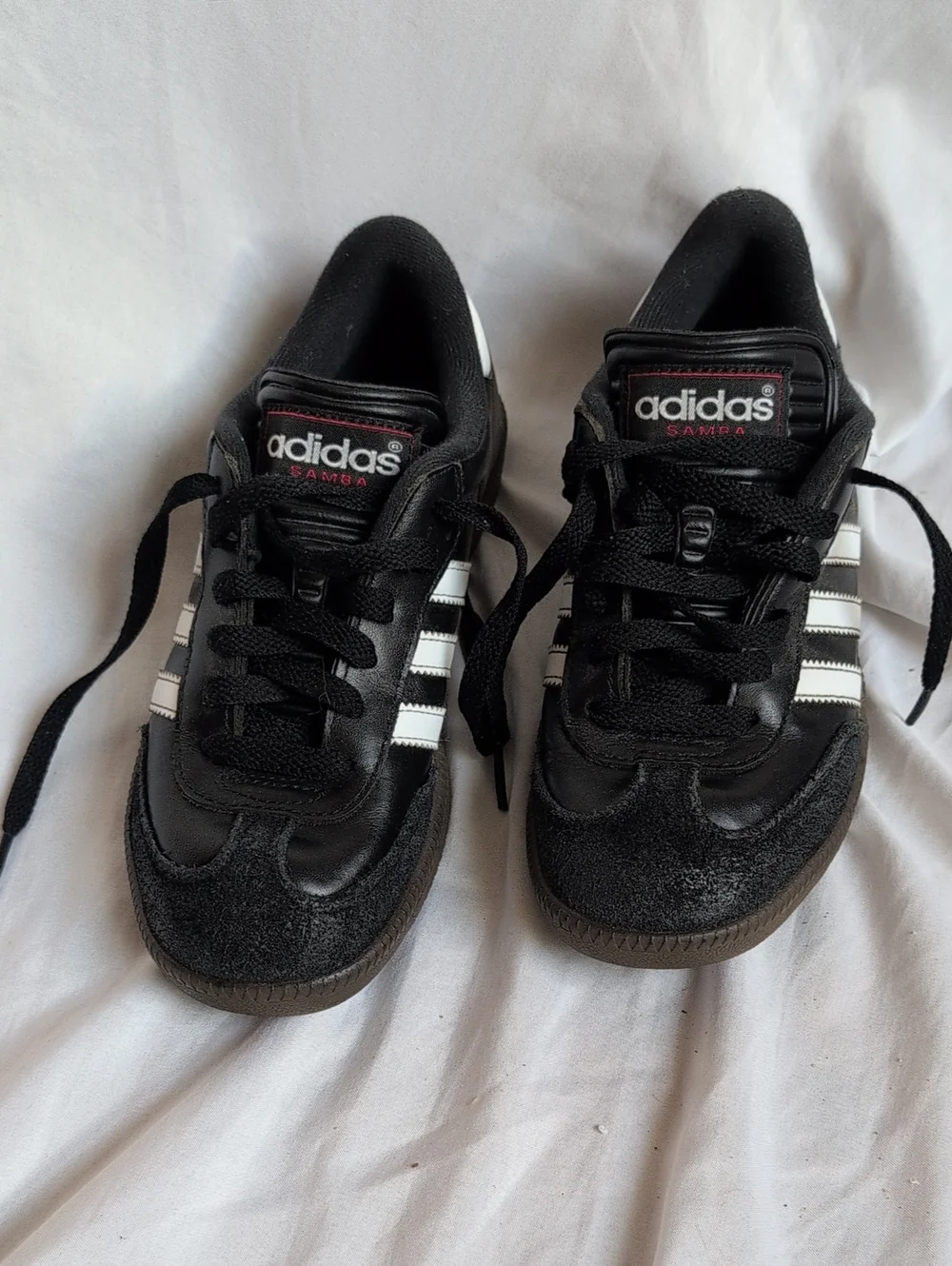 adidas Kids Black and White Samba Sneakers